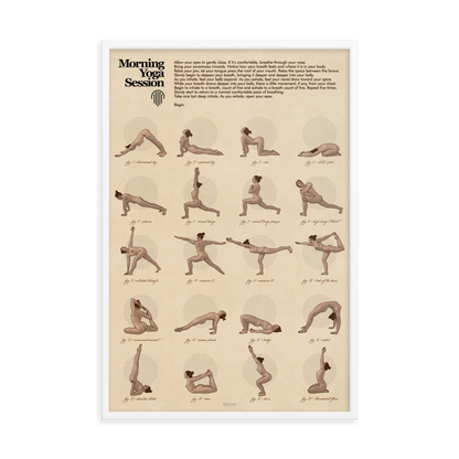 Yoga Matte Framed Print