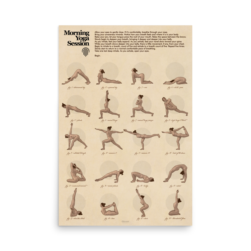 Yoga Matte Poster Print