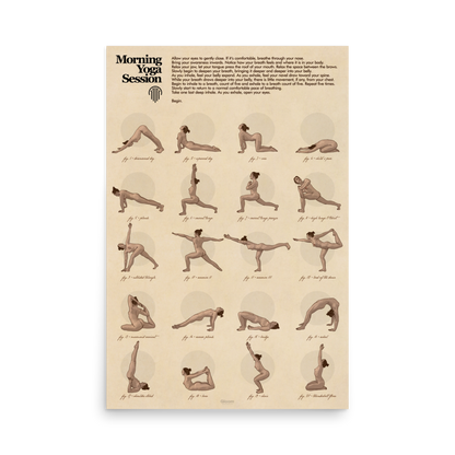 Yoga Matte Poster Print